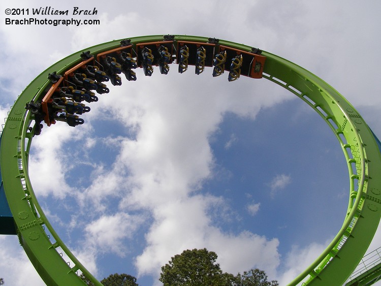 Beautiful shot of Shockwave in the loop.