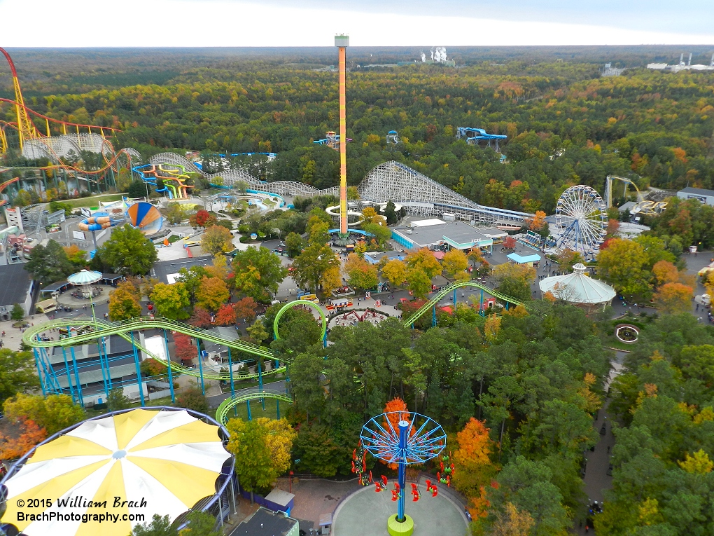 One last look at Shockwave from the Eiffel Tower.  This view will change significantly for the 2016 season.