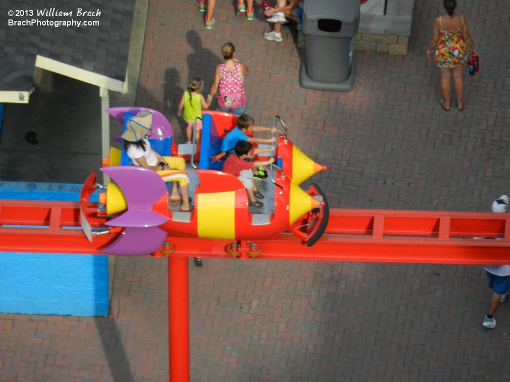 Look at how those kids are so excited for the ride that they're riding and holding on for dear life!