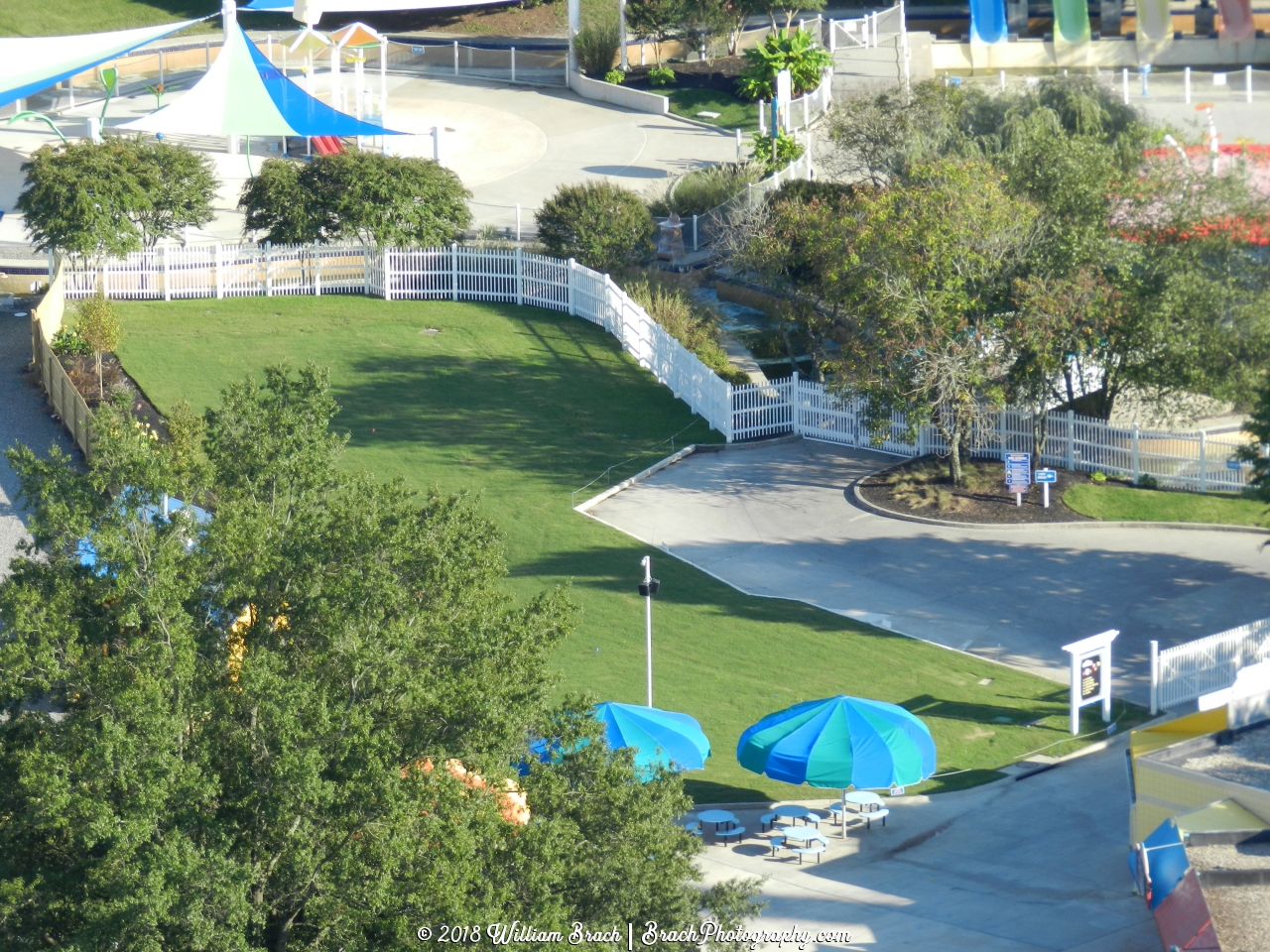 Kings Dominion removed the Tornado slide from the park.  Here's what the space looks like today.