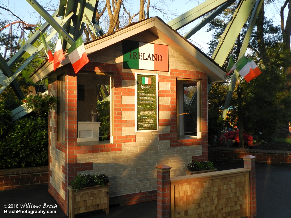 Spring Bloom olffered a taste of foods from different countries.  This is the Ireland booth.