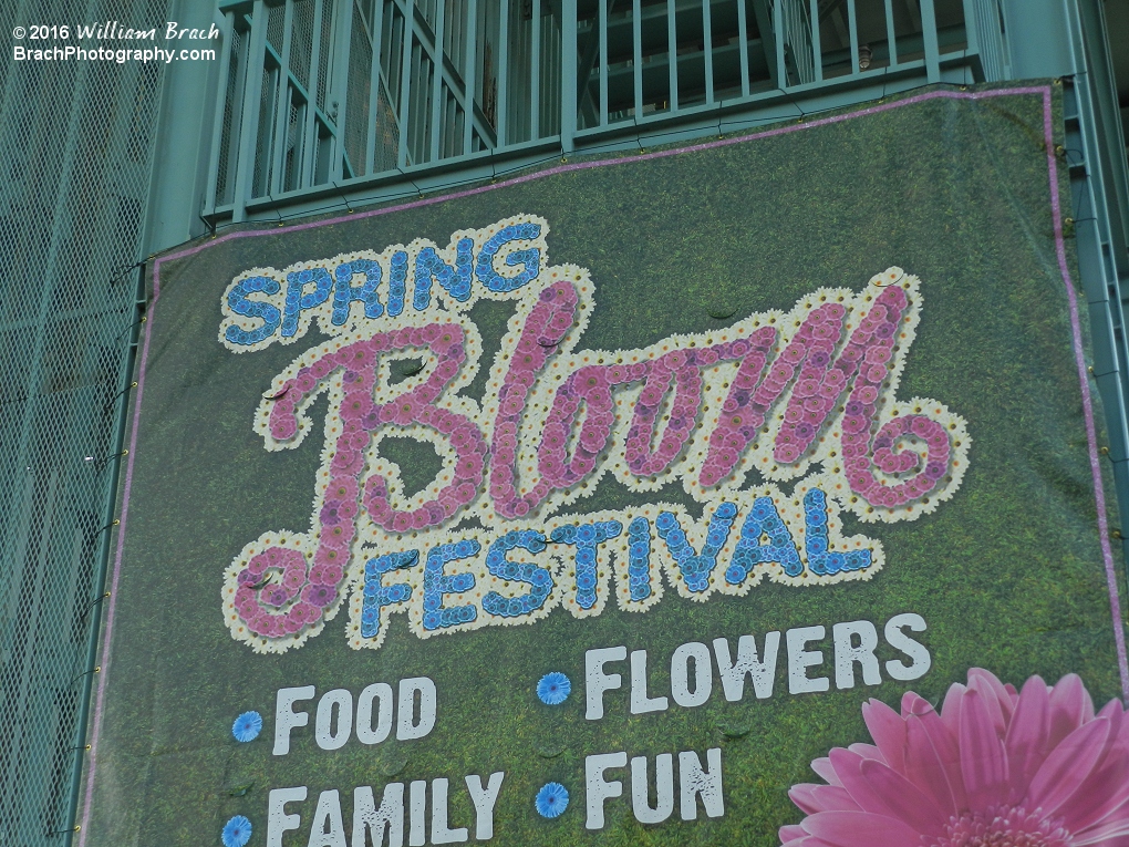 Food, Flowers, Family, Fun - The Four F's of Springtime at Kings Dominion.  That....doesn't...sound...right.....does it?