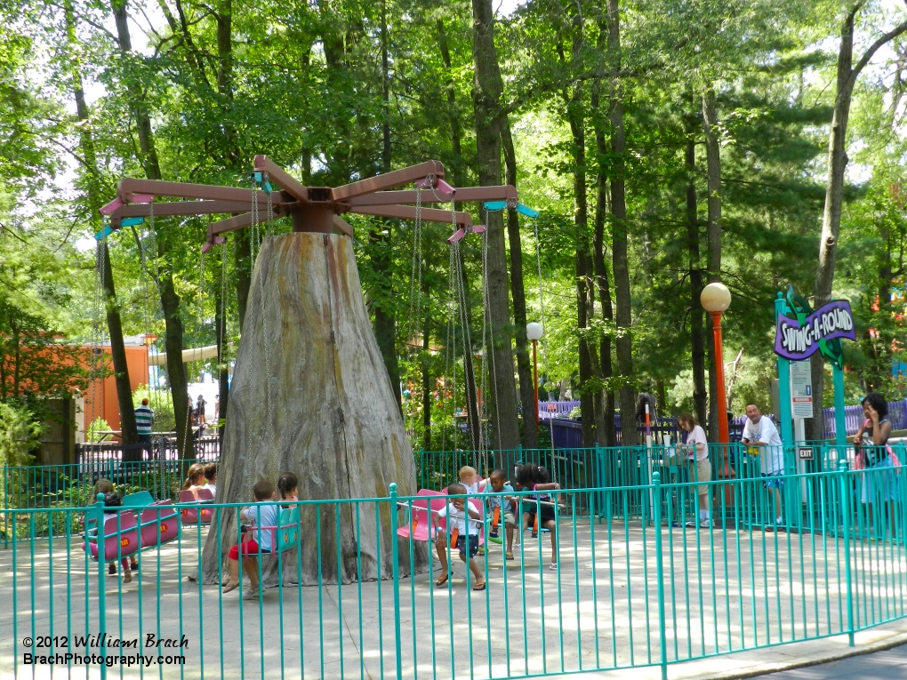 Swing-A-Round Remembered:  I remember riding this tree swing as a kid.  This ride is also getting removed after 2012 to make way for Planet Snoopy.