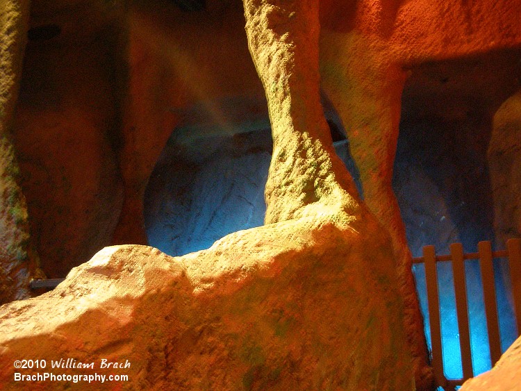 The water fall was turned off after Yogi Bear was evicted from the park by the Paramount Management team.