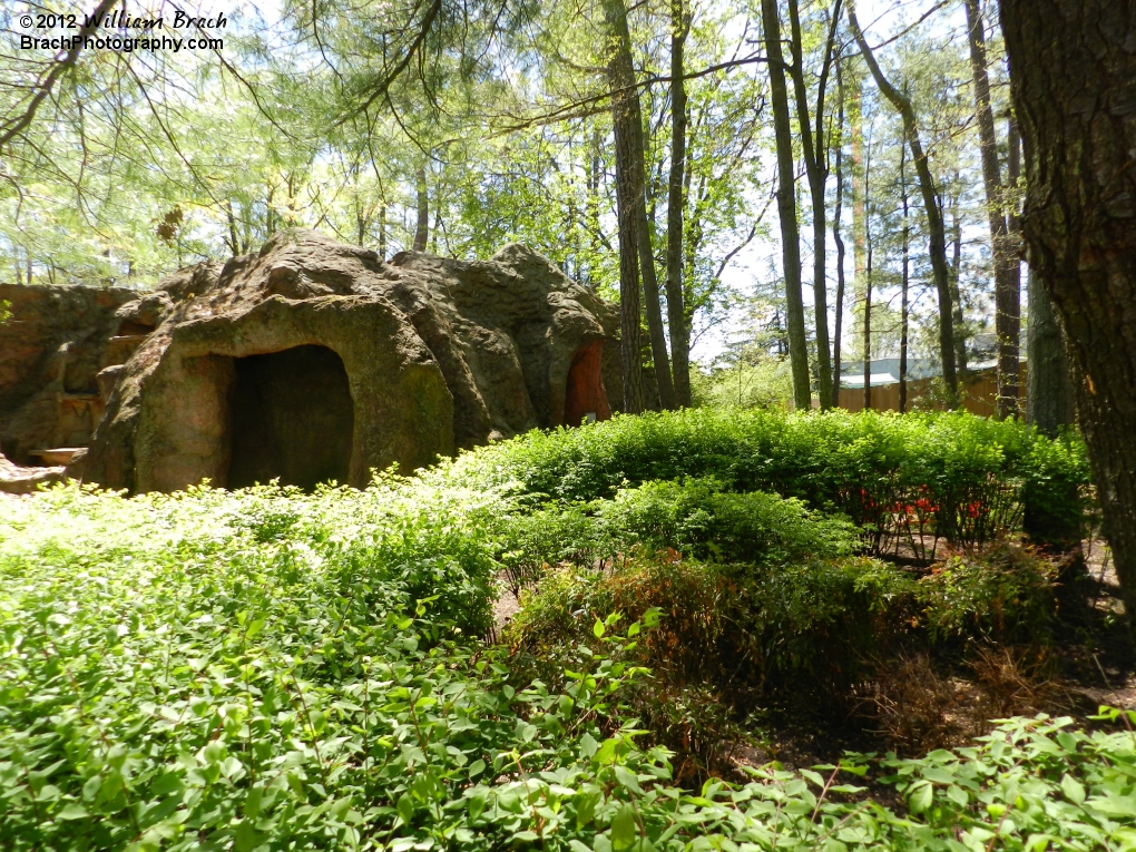 Treasure Cave - An original walk-through attraction at the park since the 1970's now closed due to a new Americans with Disabilites Act in Virginia.