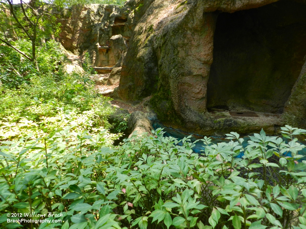 Looking at the Treasure Cave.