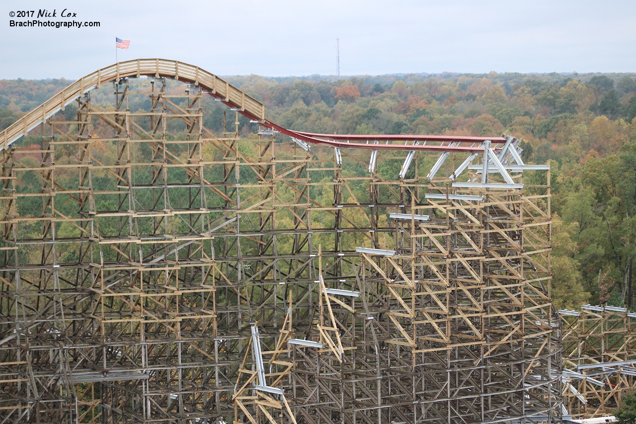 The lift and first turn.