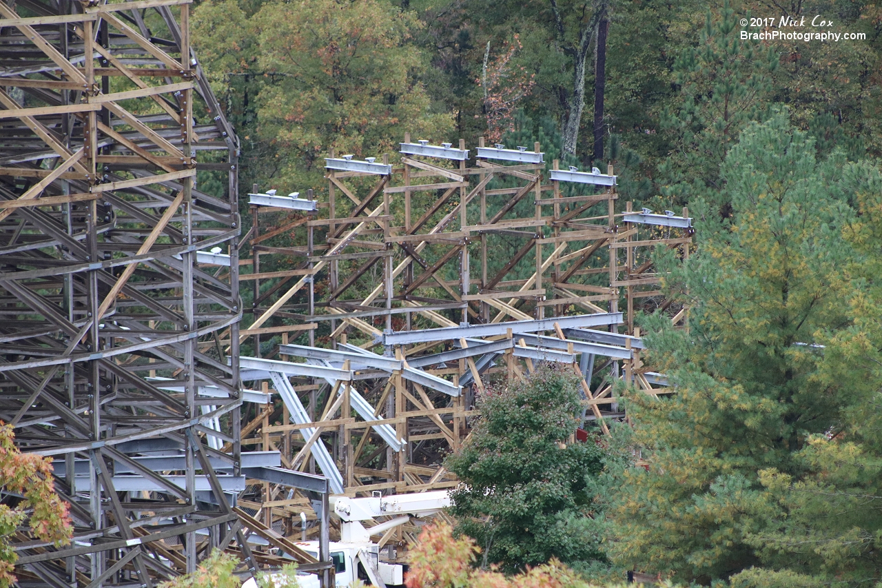 The second major airtime hill.