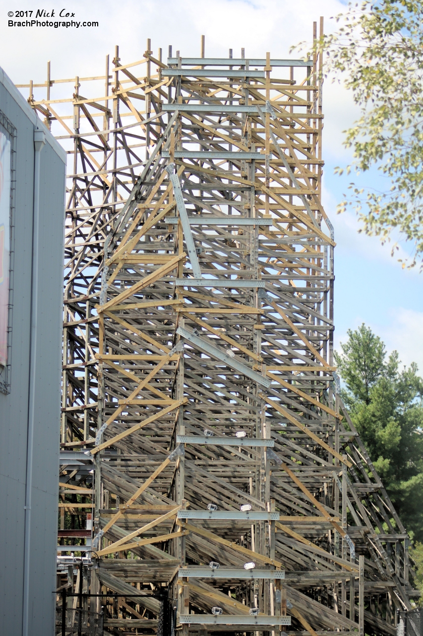 The structure for the drop.