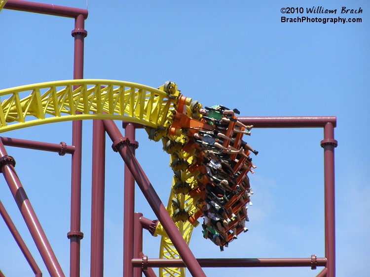 Volcano train running the course.