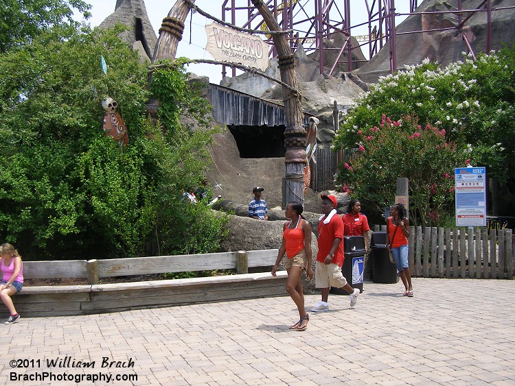 Entrance and plaza area for Volcano.