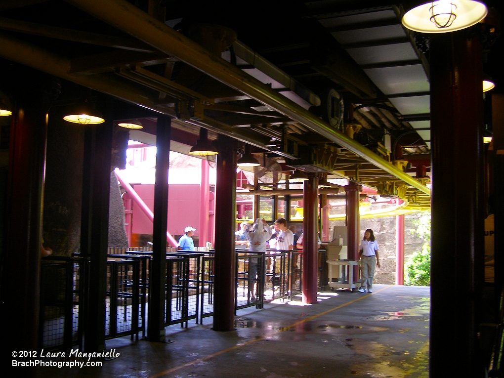 Volcano's empty station.