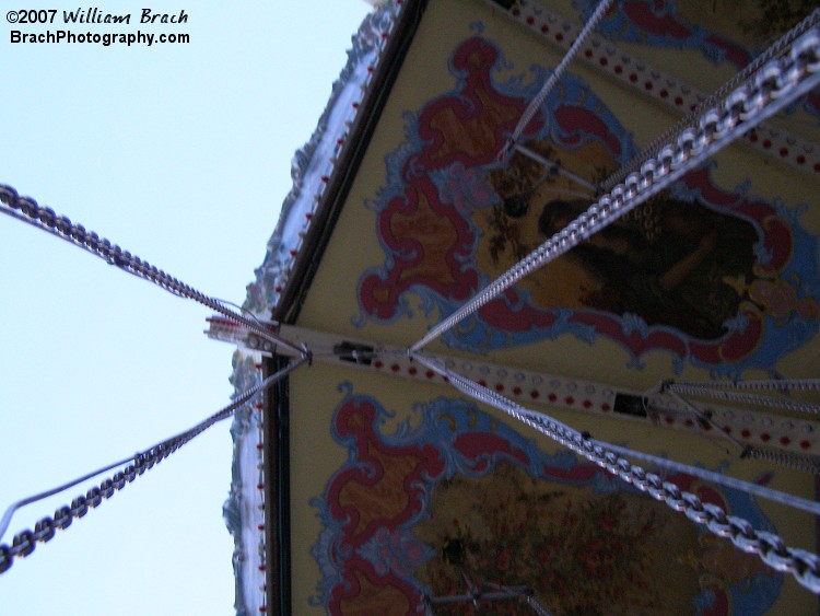 Detailed view of the ride chains from my seat.