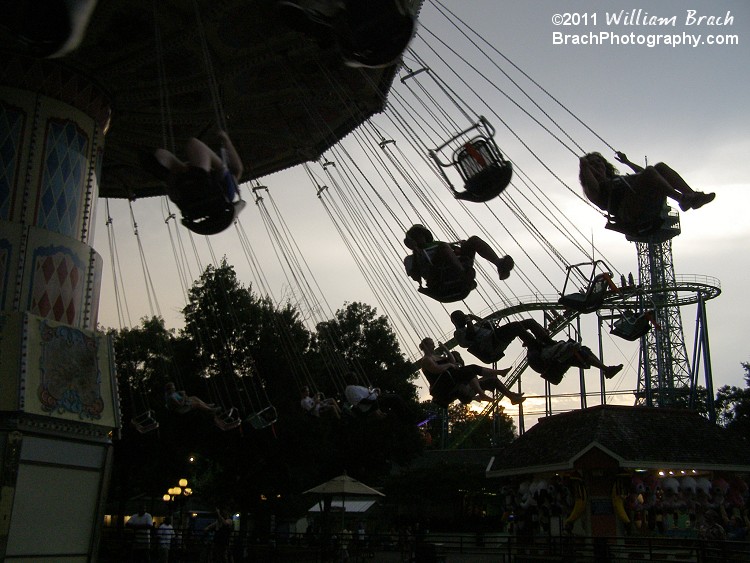 Wave Swinger in motion at Dusk.