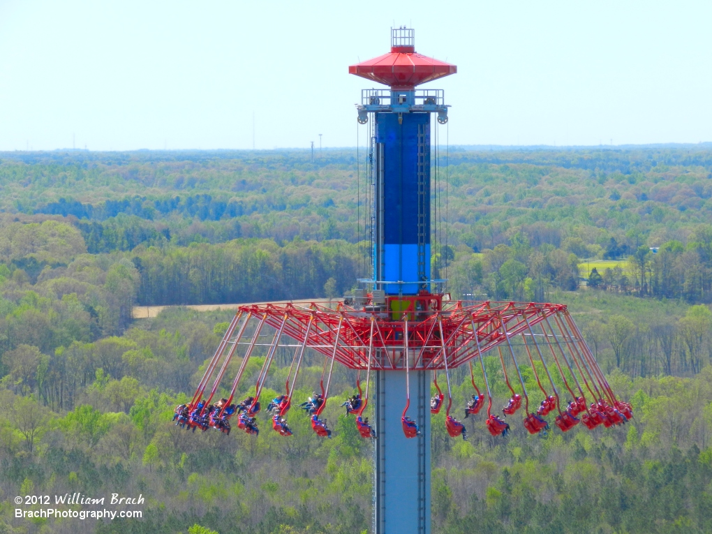 WindSeeker from the Eiffel Tower.