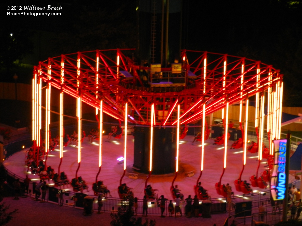 Orange lights on WindSeeker!