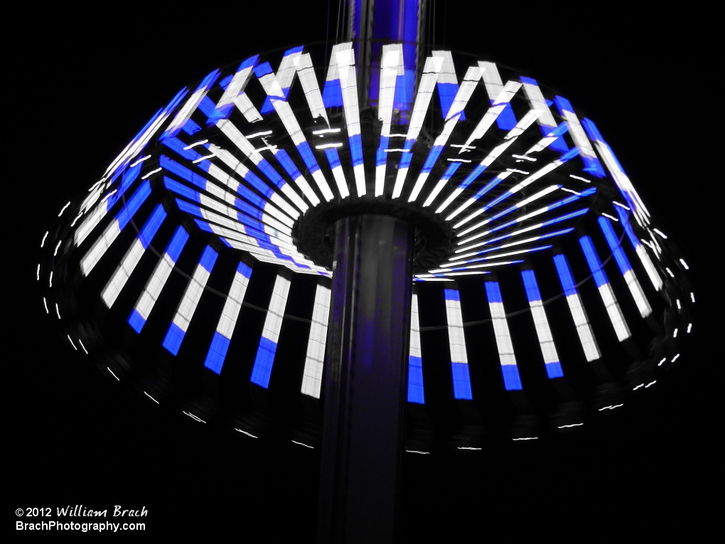 Selective Coloring - WindSeeker in blue.