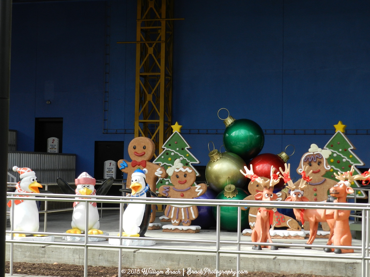 Props being stored at the Action Theater which is sitting idle to start the 2018 season.