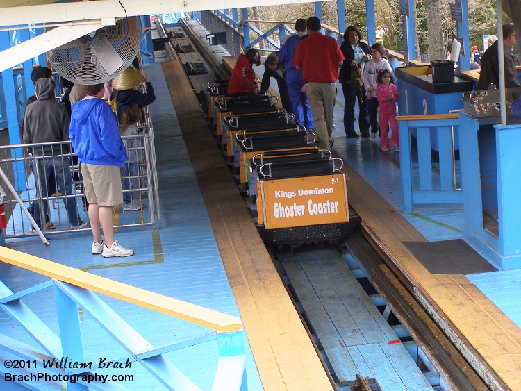 Overview of the Ghoster Coaster's station.