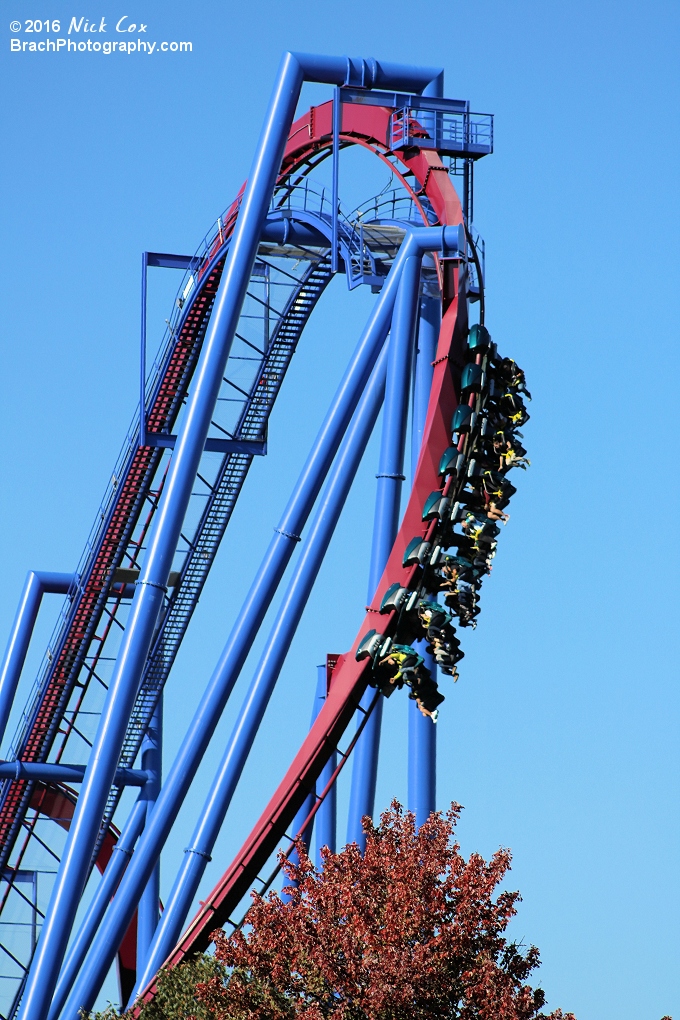 Banshee headed down its first drop.