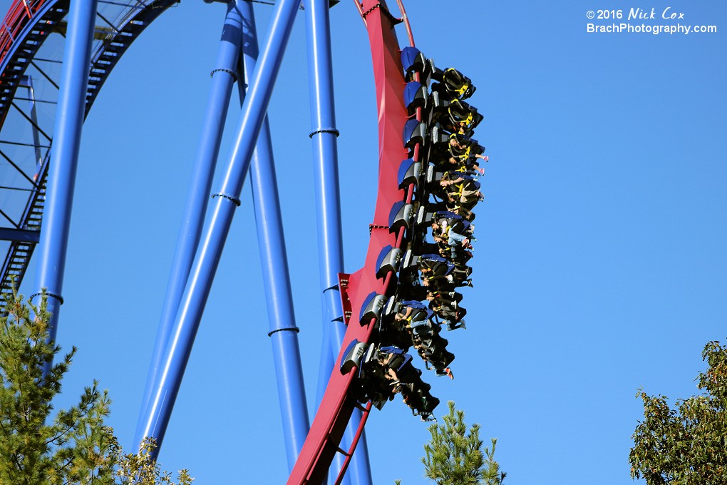 Banshee headed down its first drop.