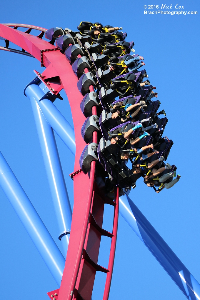 Banshee taking a 150-ft. first drop.