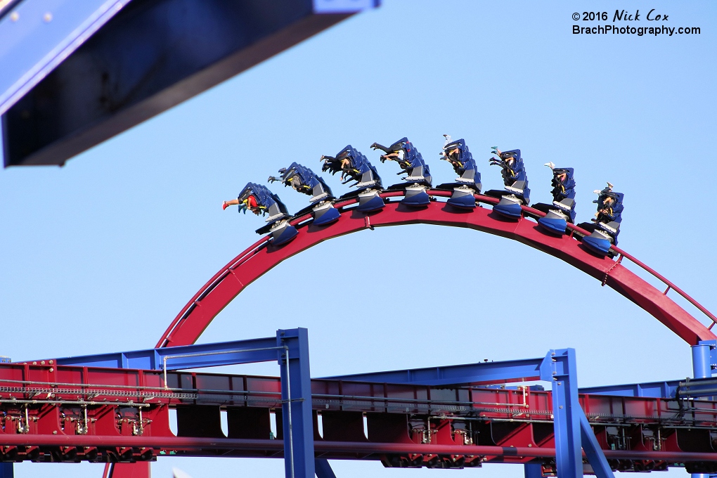 Another shot of the batwing inversion.