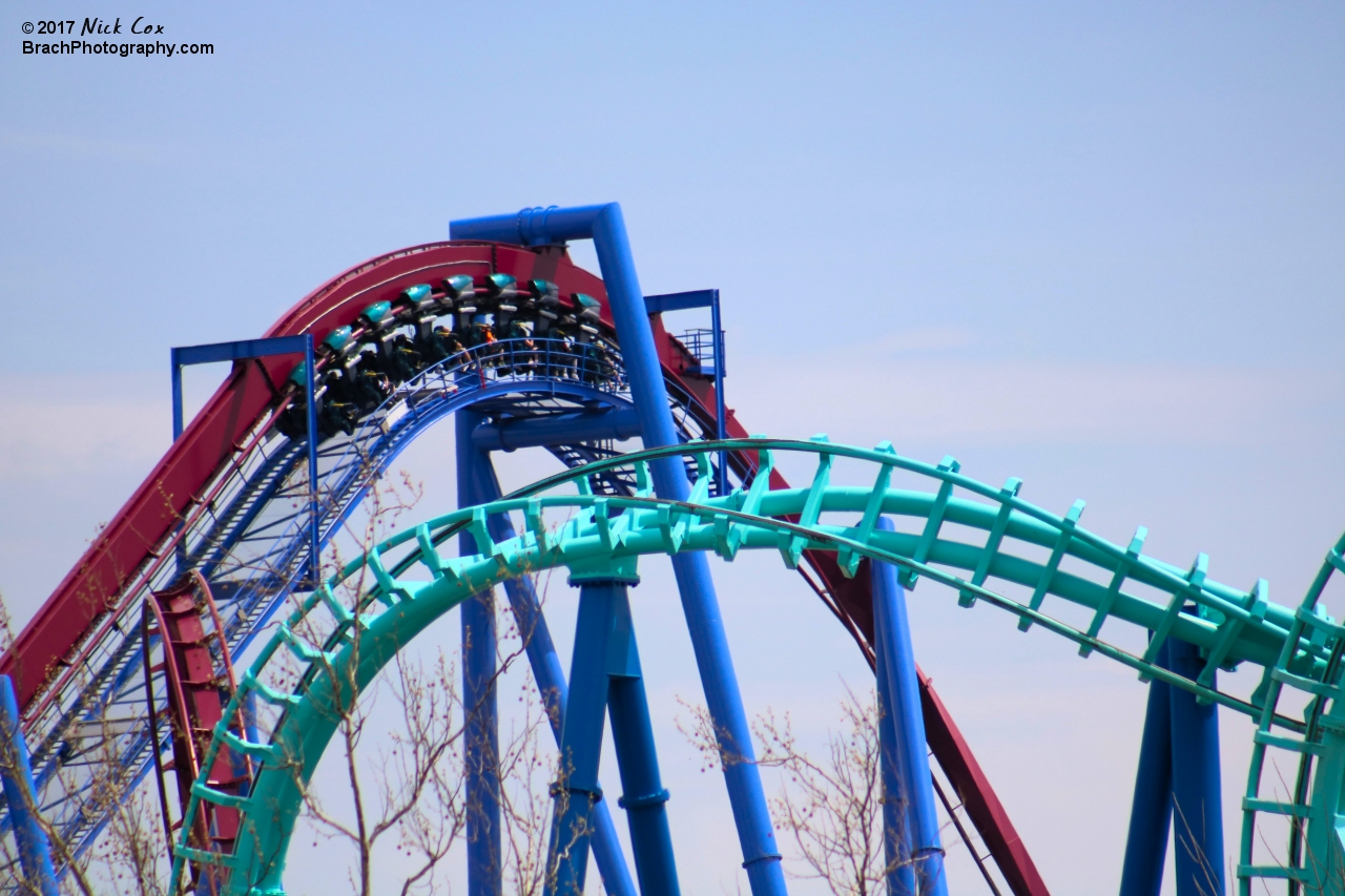 Banshee at the top of the lift.