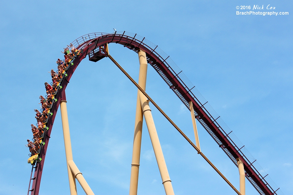 A shot of the lift hill.