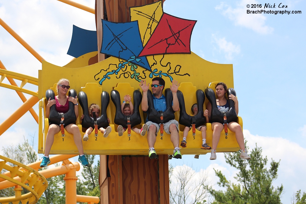 The minature drop tower.