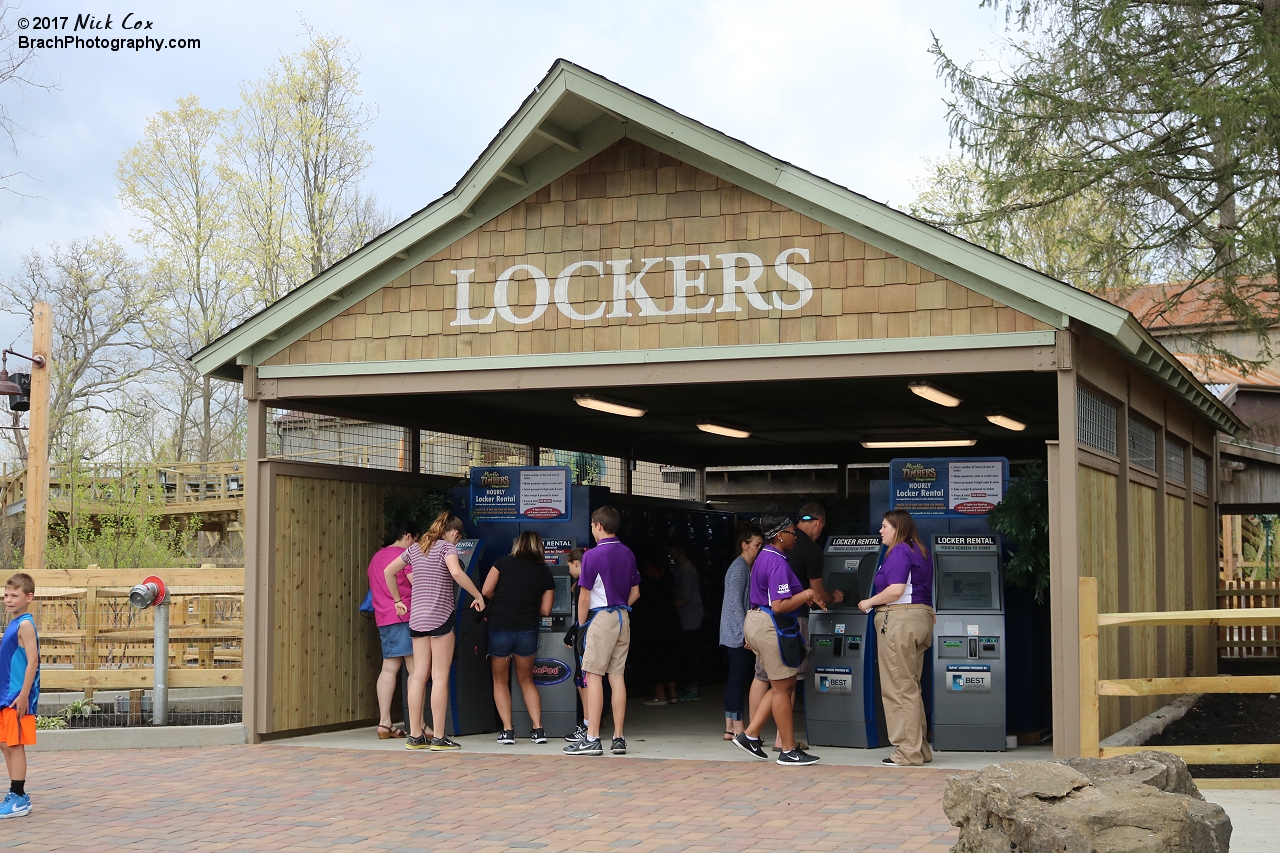 Lockers for Mystic Timbers.