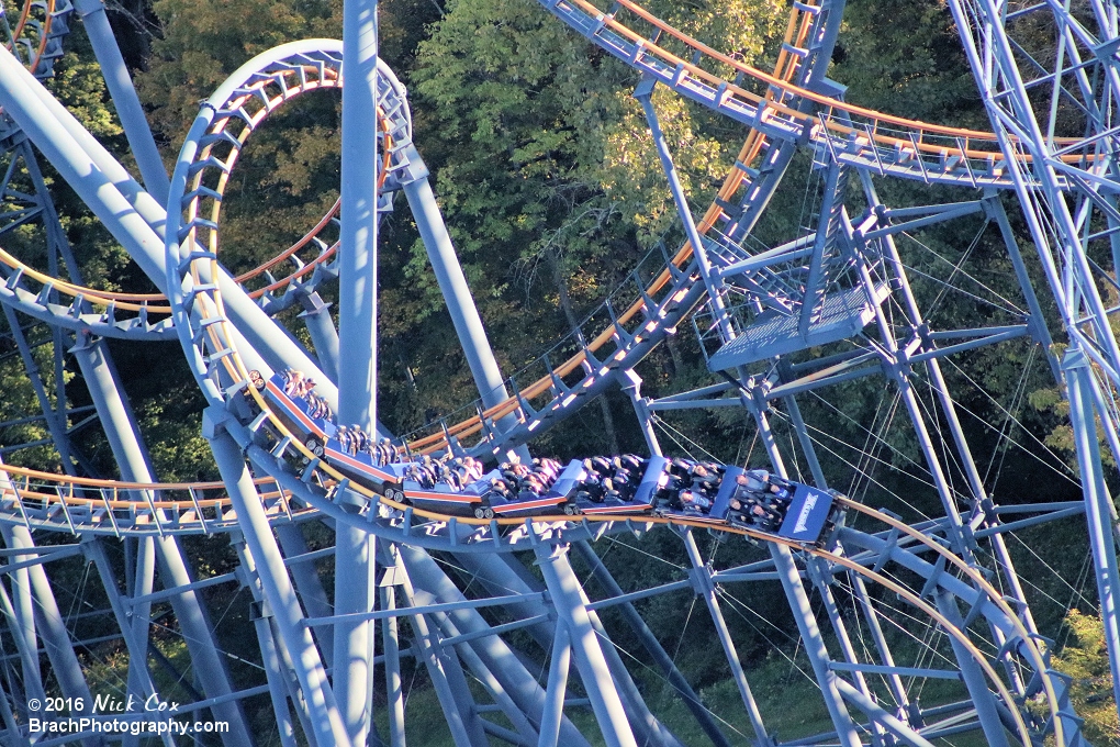 Vortex after the double corkscrew.