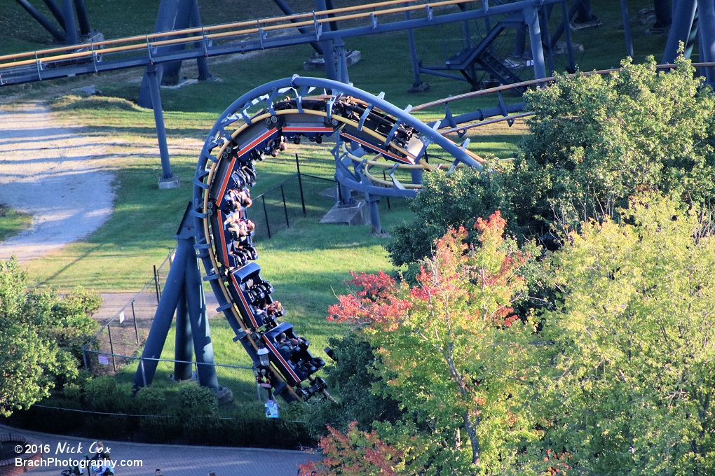 Vortex exiting its batwing.