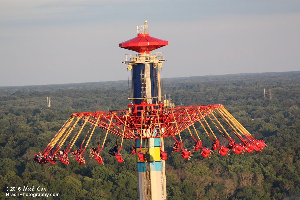 The ride at sunset.