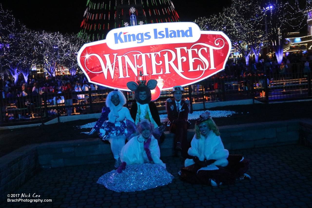 The WinterFest characters.