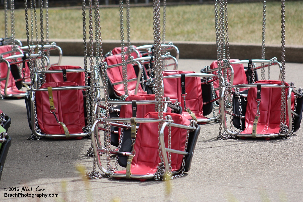 The ride's seats.