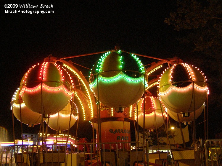 Balloon Race at night.