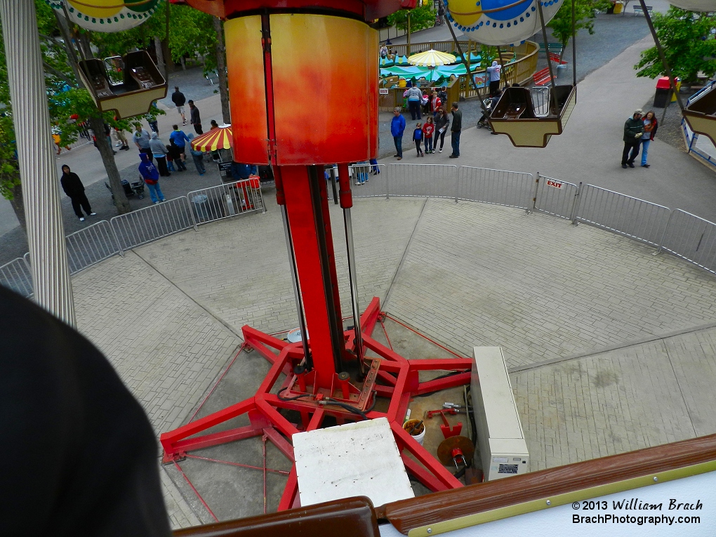 Here's an aerial view of the ride base taken while riding.