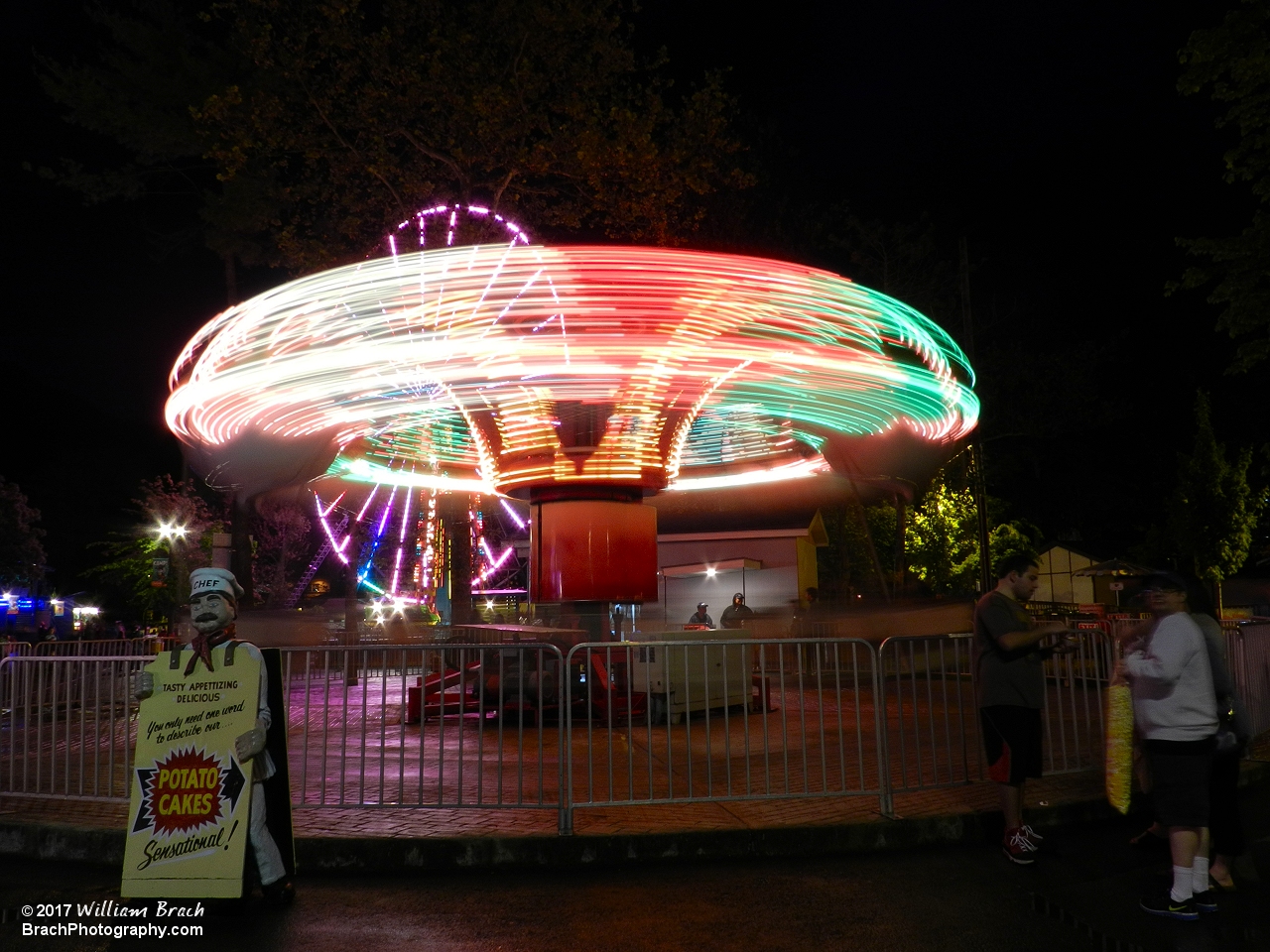 Balloon Race at night.