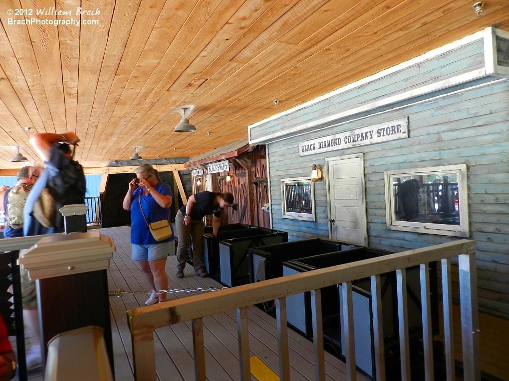 Black Diamond's unloading station area.