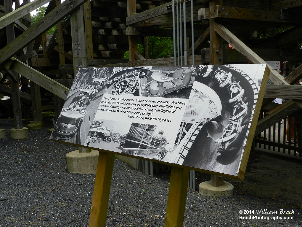 Bit of histroy on the wooden bobsled coasters seen here.