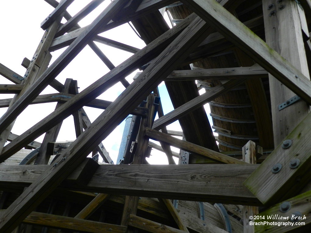 Massive wooden coaster.