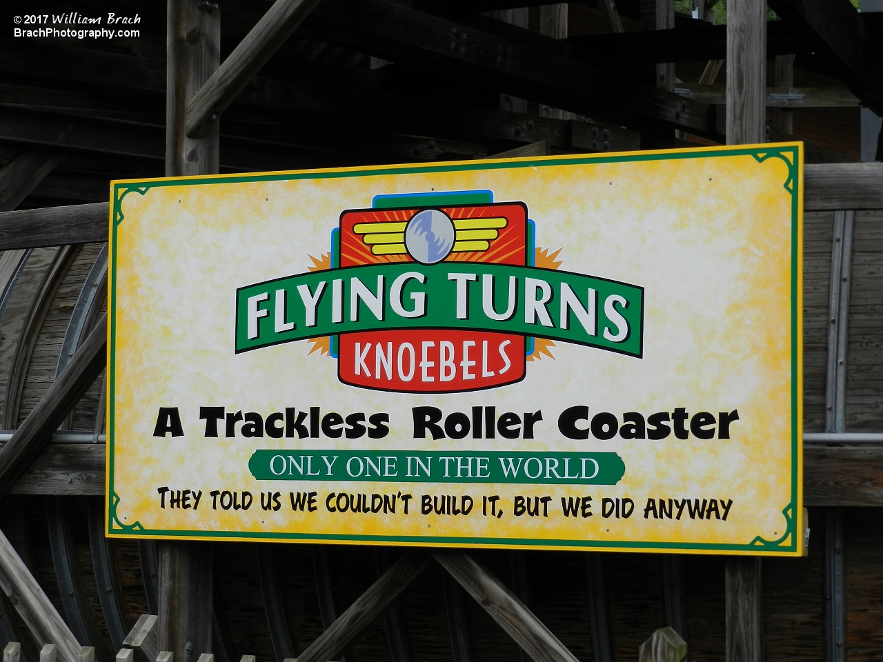 Only trackless coaster in the world!