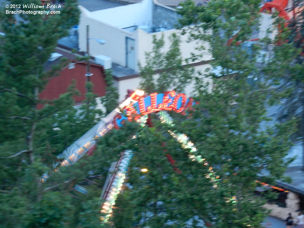 View of Galleon from the Scenic Skyway.