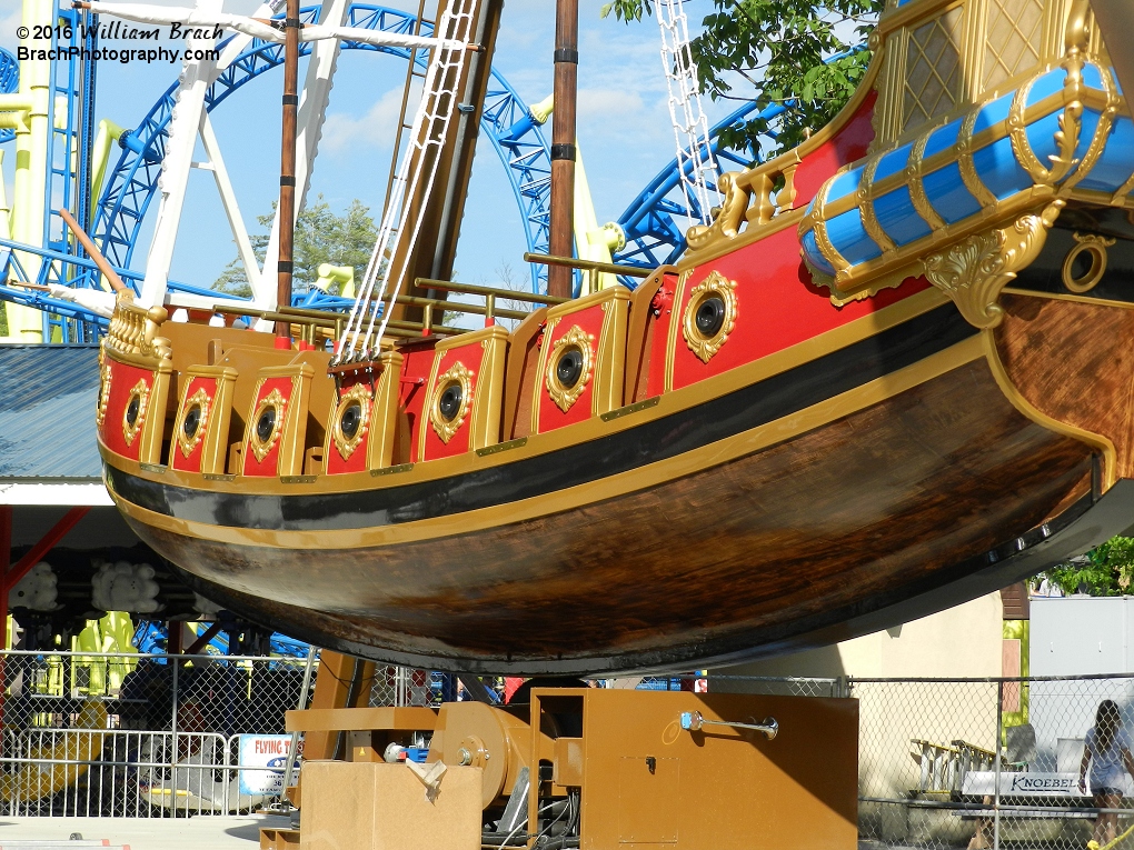 Details of the boat and the ride motor.