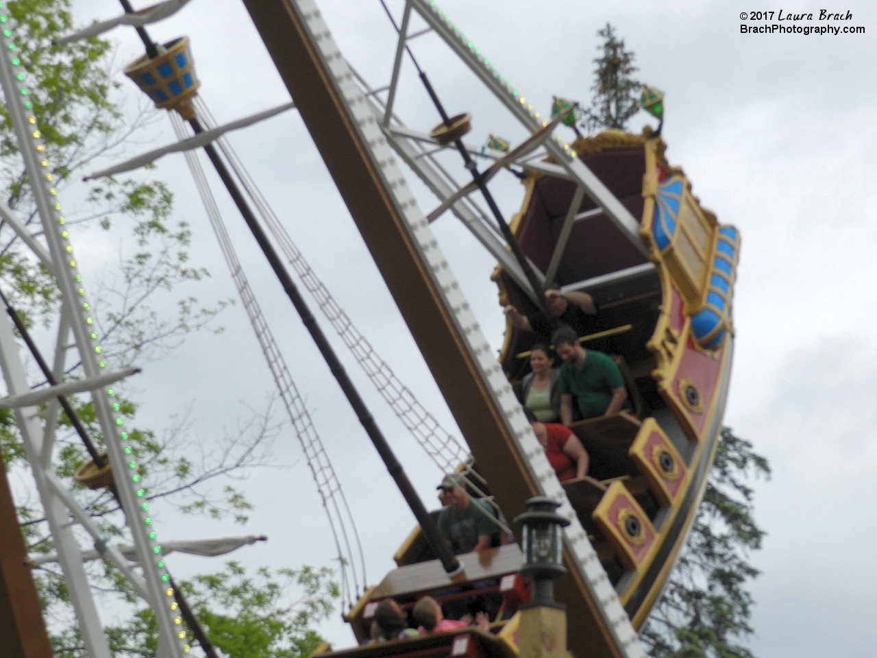 Will riding the all new Galleon ride at Knoebels.