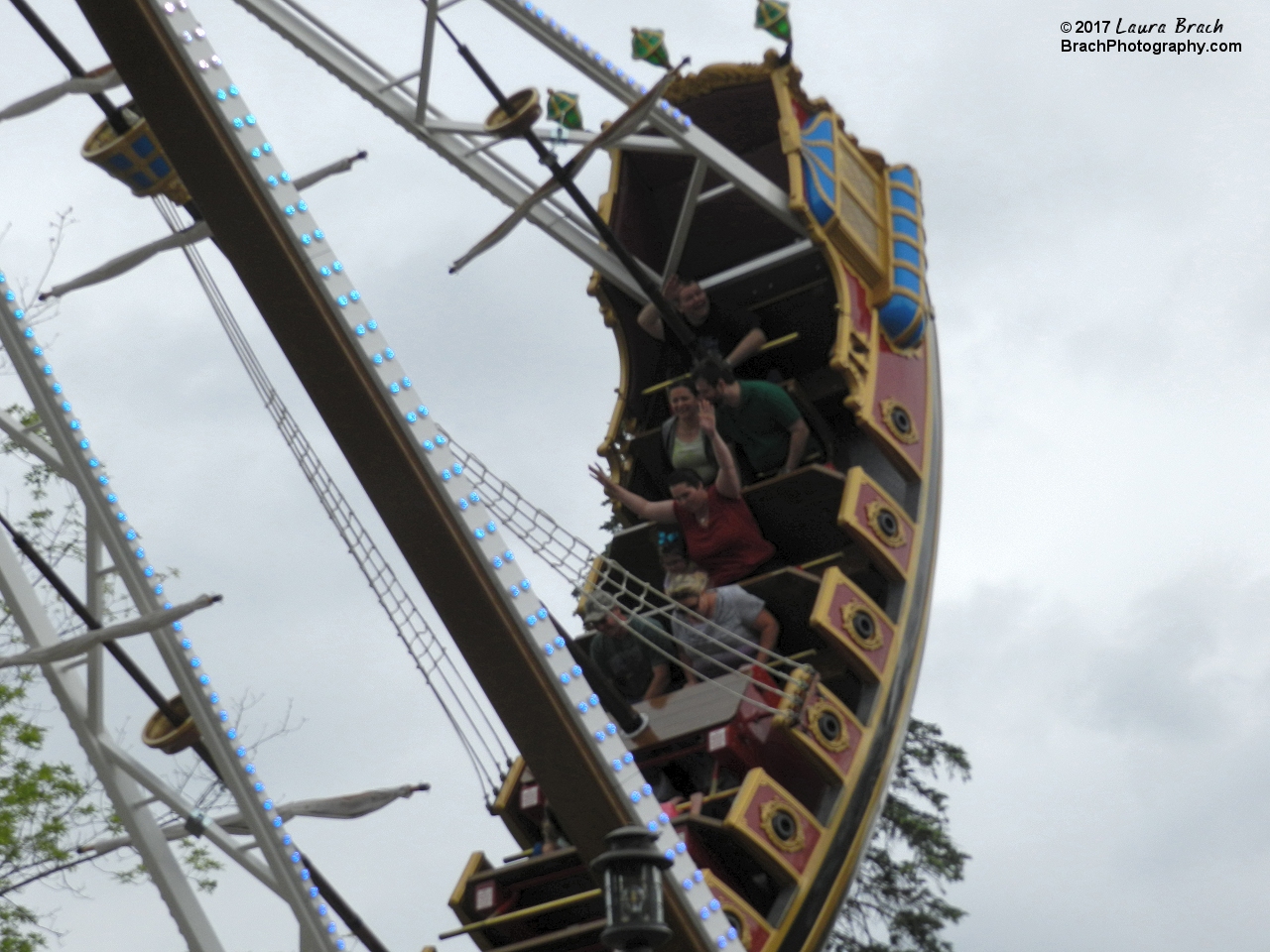 Will riding the all new Galleon ride at Knoebels.