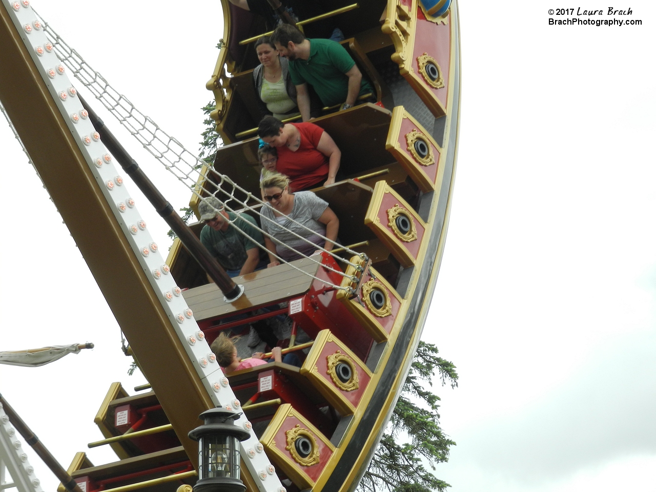 Will riding the all new Galleon ride at Knoebels.