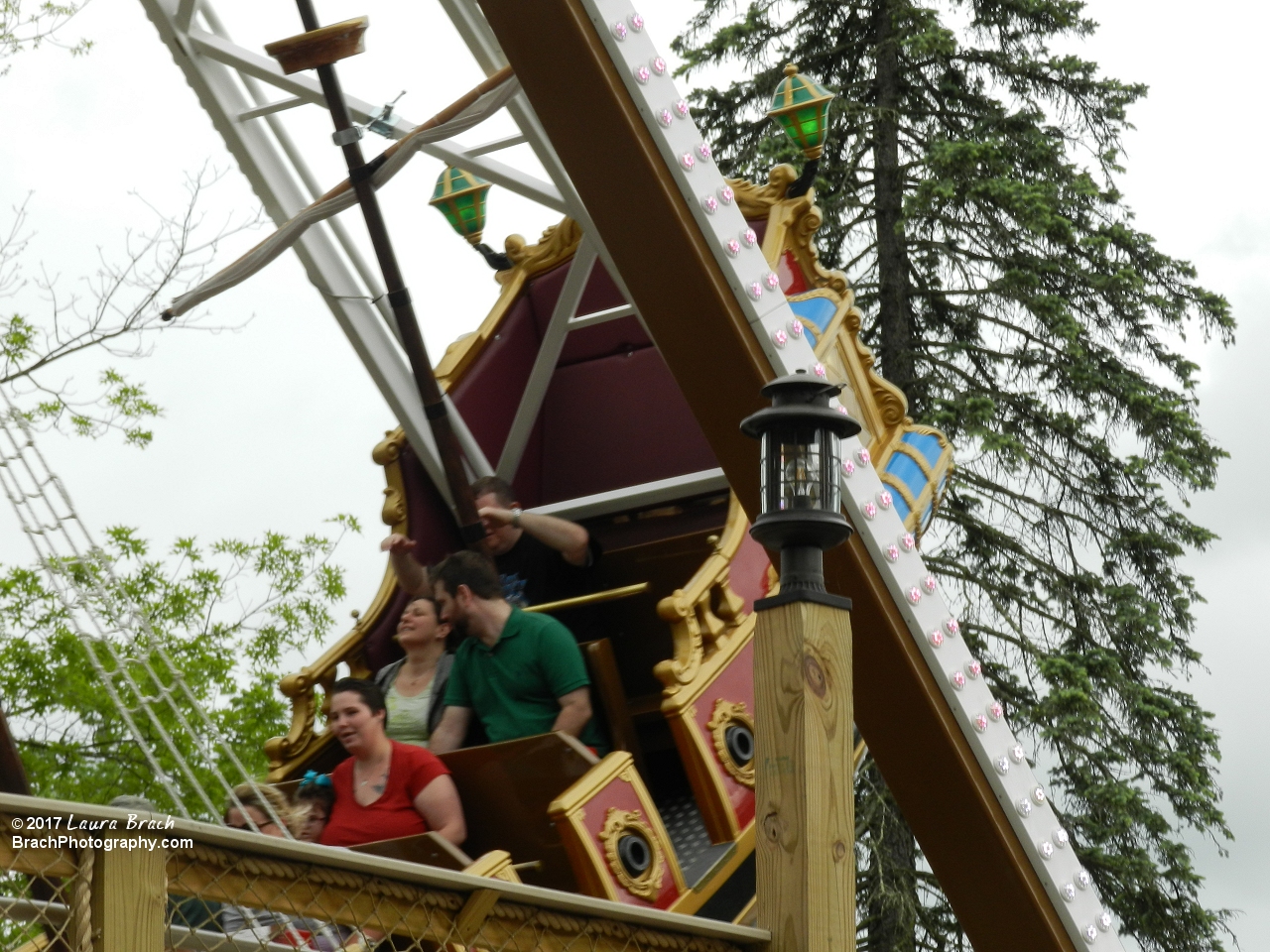 Will riding the all new Galleon ride at Knoebels.