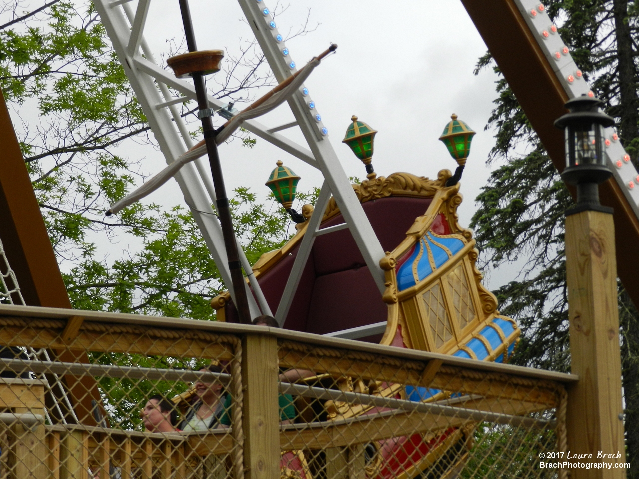 Will riding the all new Galleon ride at Knoebels.